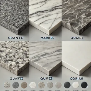 Read more about the article الفرق بين الجرانيت والرخام والكوارتز والكوريان: دليل شامل لاختيار الأفضل لمنزلك